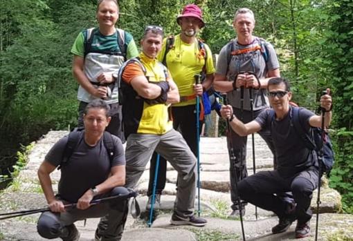 Un grupo de cordobeses en el Camino