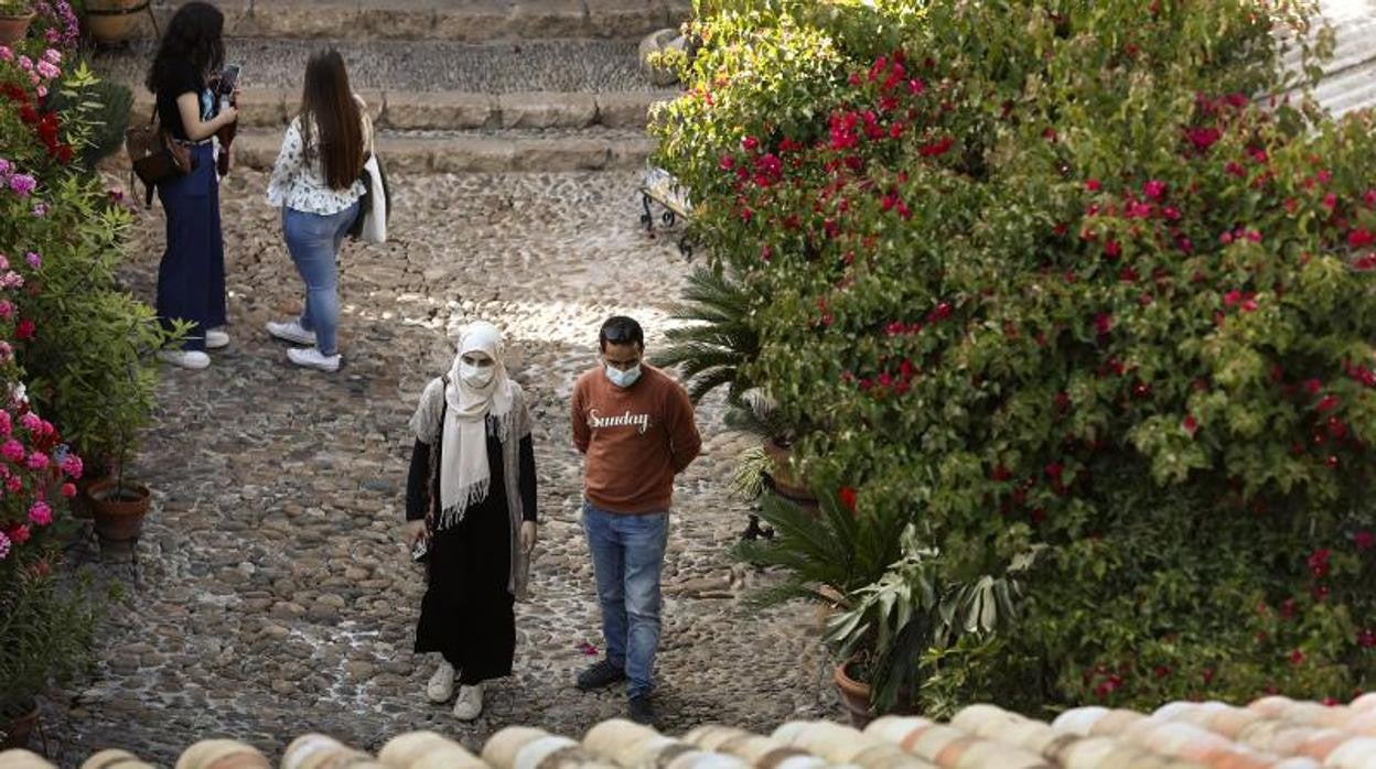 Interior del patio de Marroquíes durante el festival de este año