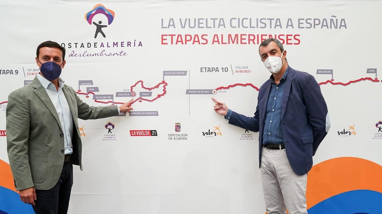 Javier A. García y Javier Guillén han presentado las dos etapas que recorrerán Almería