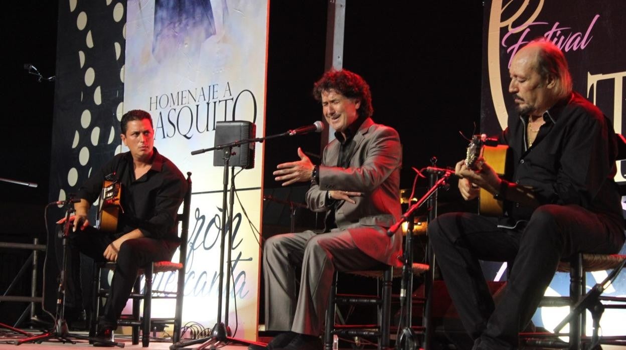 Momento de la gala homenaje a Frasquito en Puente Genil