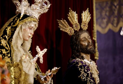 Virgen del Rocío y Lágrimas y Nuestro Padre Jesús del Perdón