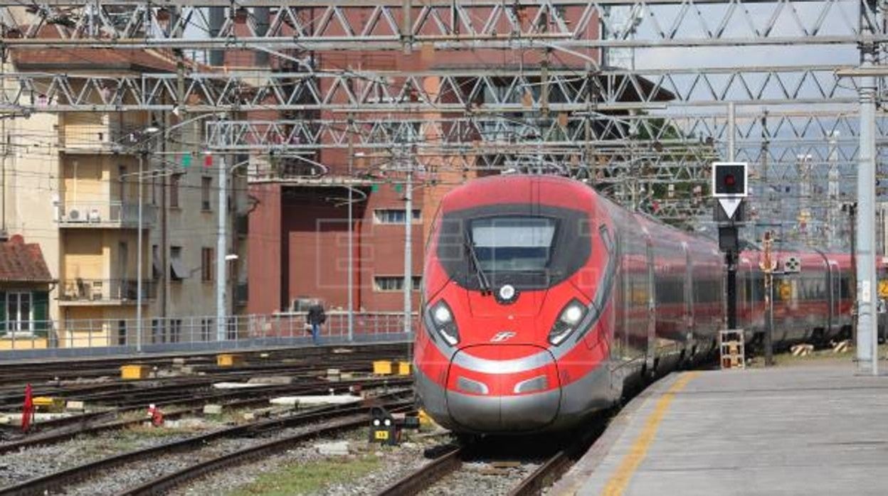 Un tren Ilsa durante su recorrido