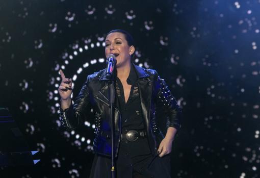 Niña Pastori, durante un concierto en Córdoba