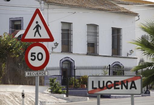 Casa junto a la carretera a Rute donde sucedieron los hechos