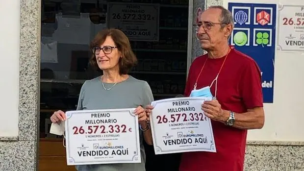 Un boleto del Euromillones deja 26,5 millones en Nerva, Huelva: «Casi no me lo creo, es una emoción enorme»