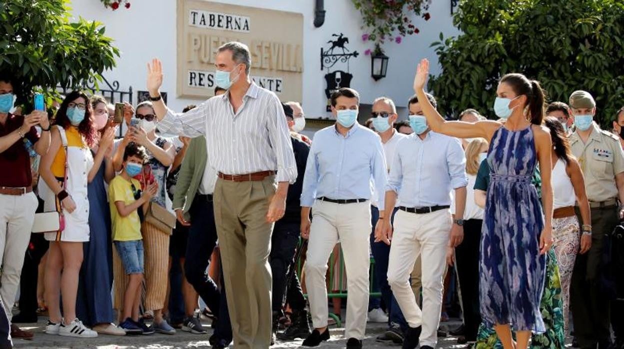 El Rey Felipe en una de sus últimas visitas a Córdoba