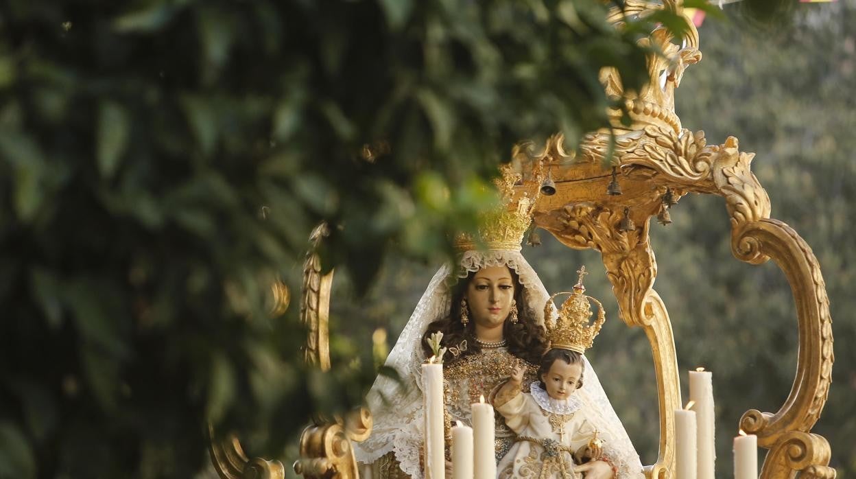 Nuestra Señora del Socorro, en su procesión de 2019