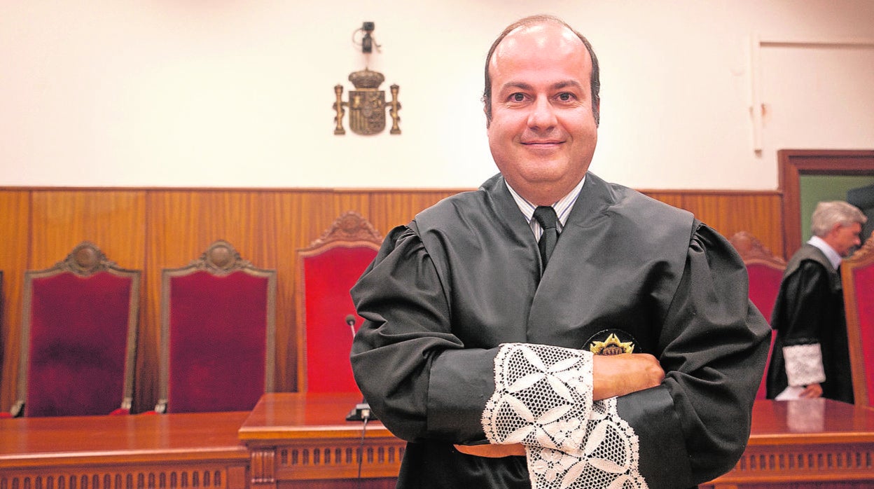 El magistrado Fernando Caballero, en la Audiencia