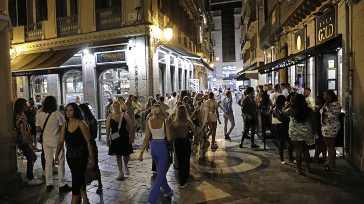 Locales de ocio nocturno en el centro de Málaga