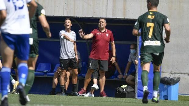 Germán Crespo, entrenador del Córdoba CF: «No nos vamos contentos con el resultado»