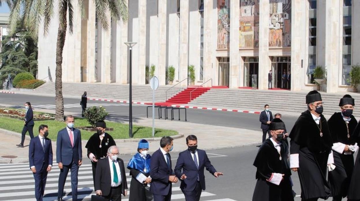 Inauguración del curso universitario 2021-2022 a cargo del Rey Felipe VI el pasado 20 de septiembre en Córdoba