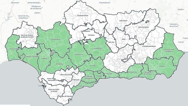 Ya hay 25 distritos sanitarios, de un total de 33 en Andalucía, con un nivel de Covid bajo