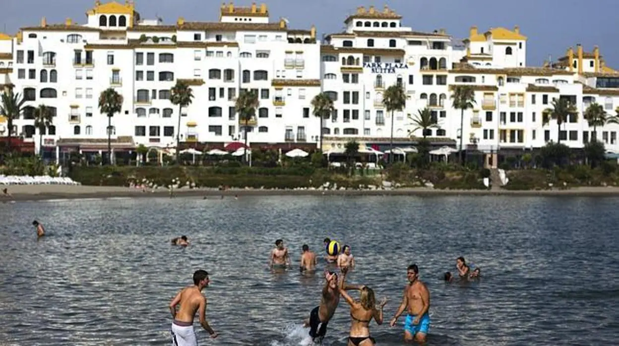 Vista de Puerto Banús, en Marbella