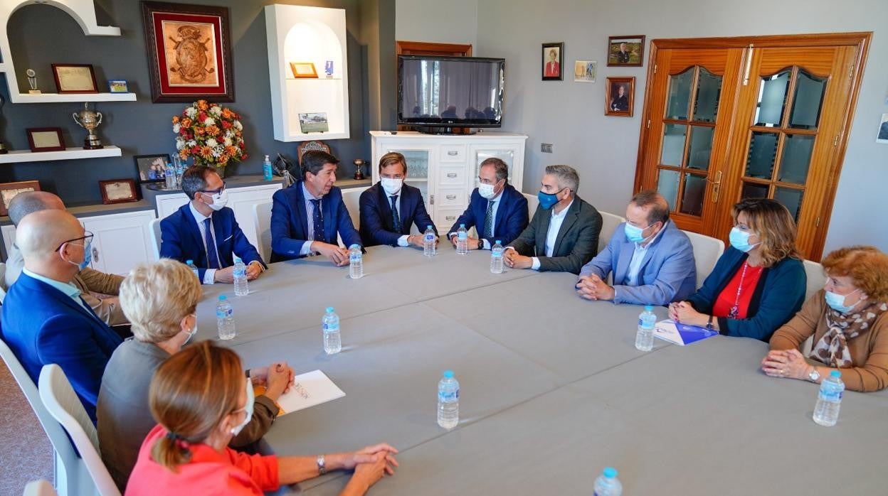 Juan Marín, en el acto de Pozoblanco