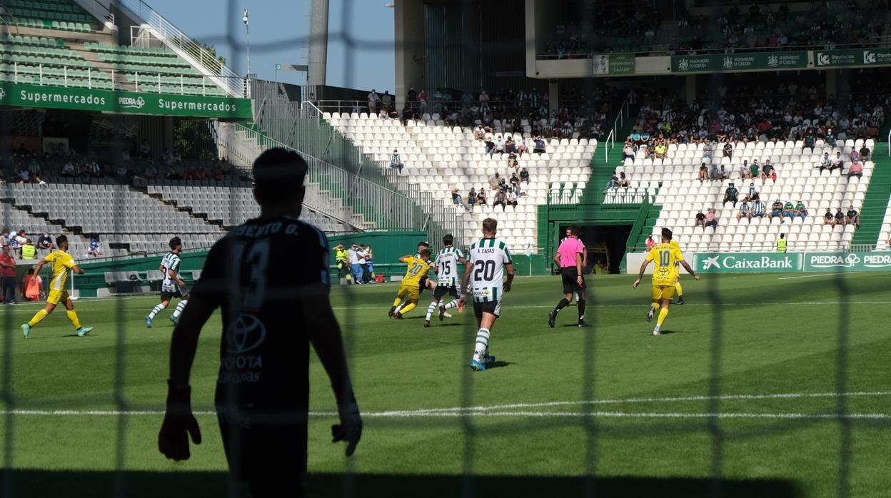 El Córdoba CF, en su último partido de liga ante el UD San Fernando