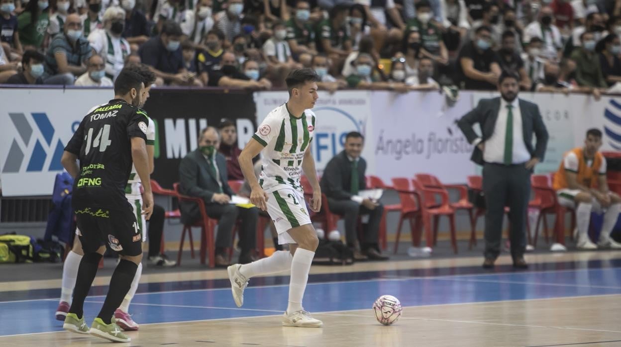 Ricardo Mayor, en el partido ante el Palma Futsal