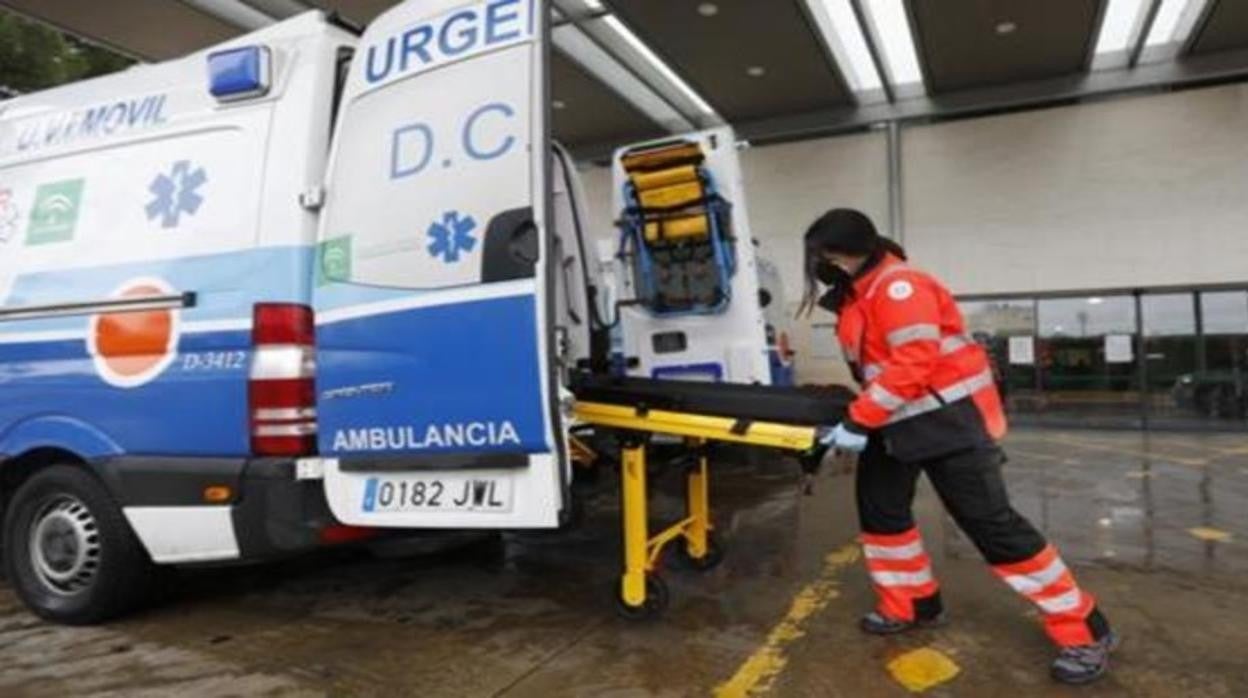 Una ambulancia en una imagen de archivo