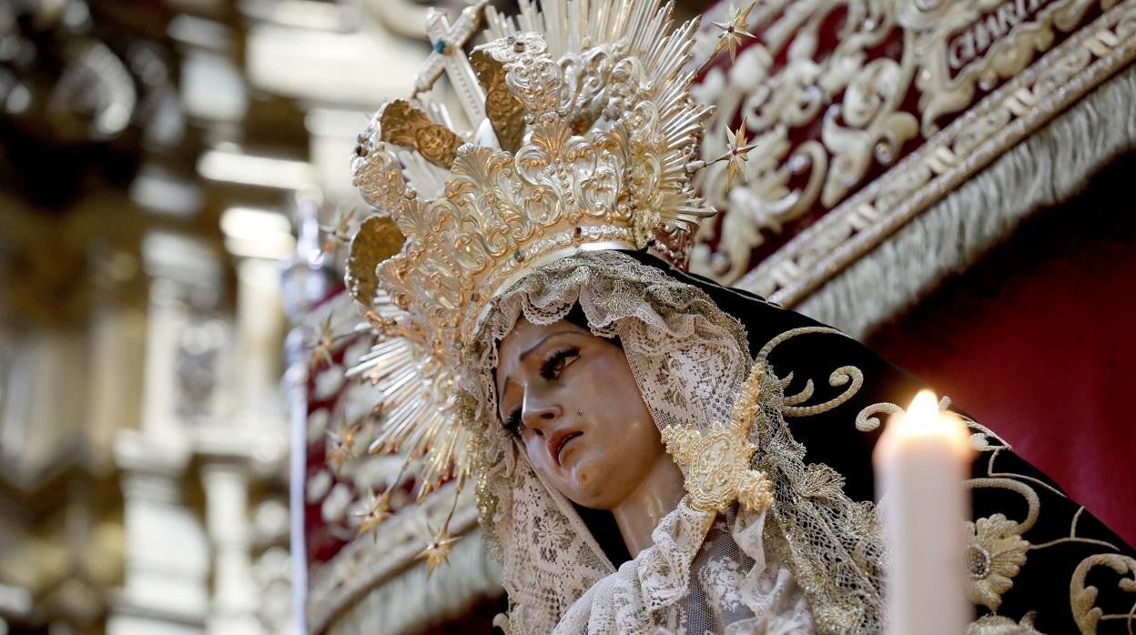 María Santísima de la Caridad, en sus cultos en San Andrés