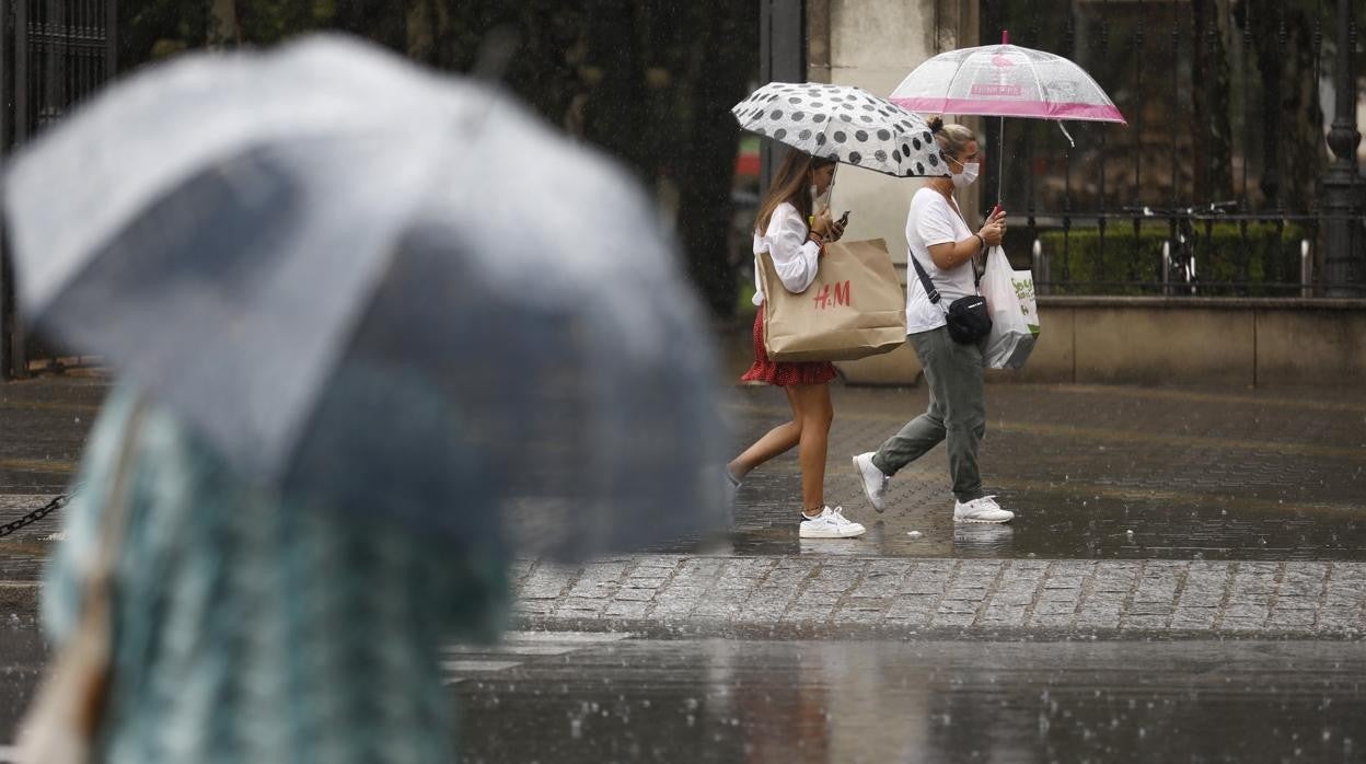 Jornada de lluvia en Córdoba