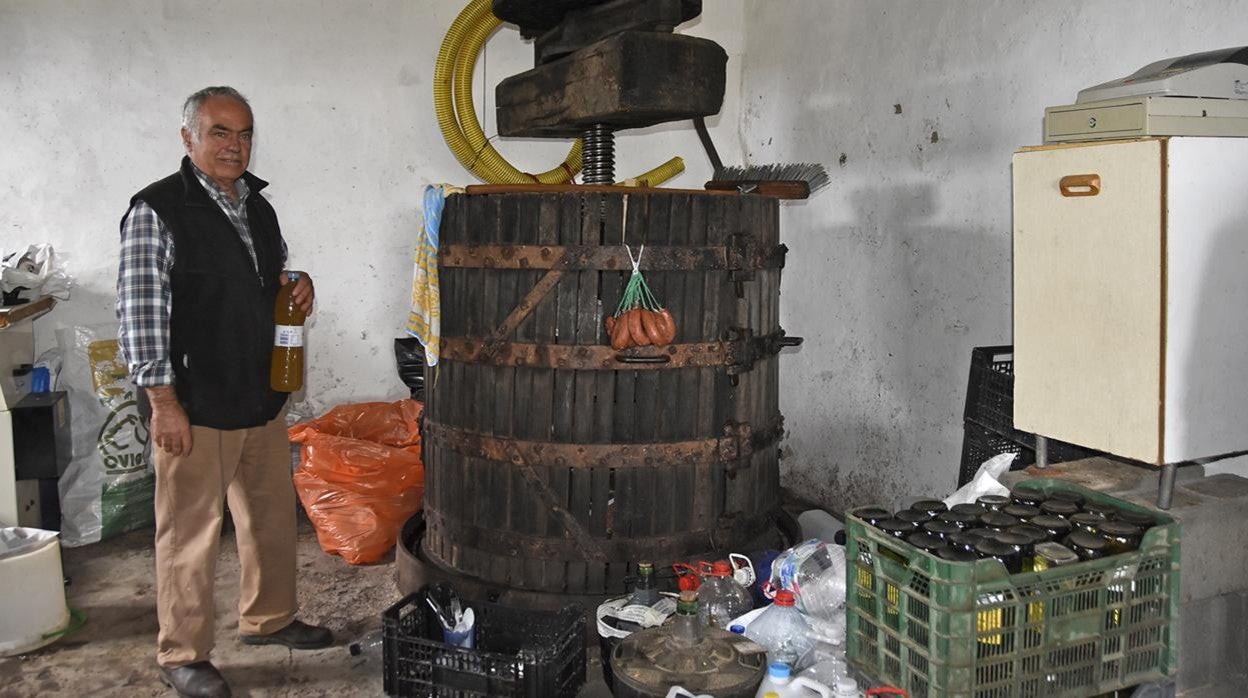 Imagen de la bodega de la viña «El Decepo», una de las que han participado en la Fiesta del Mosto de Corteconcepción