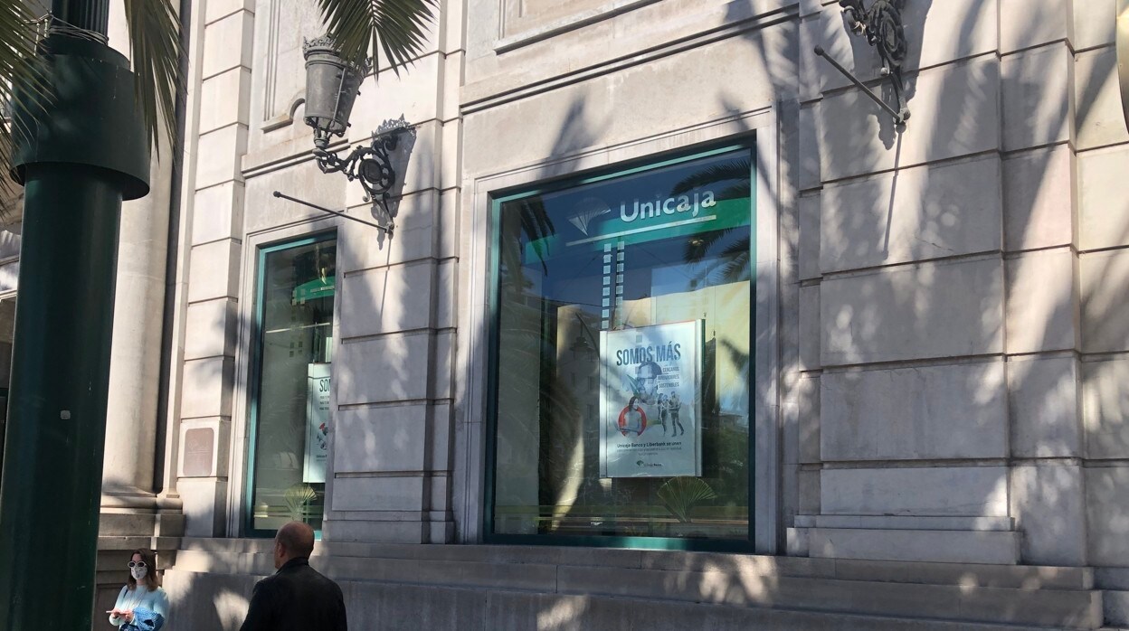 Sede de Unicaja en Málaga