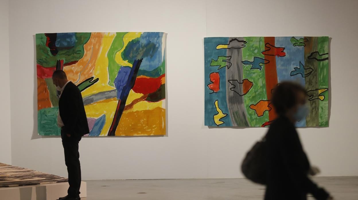 Obras de Etel Adnan en el Centro de Creación Contemporánea de Andalucía