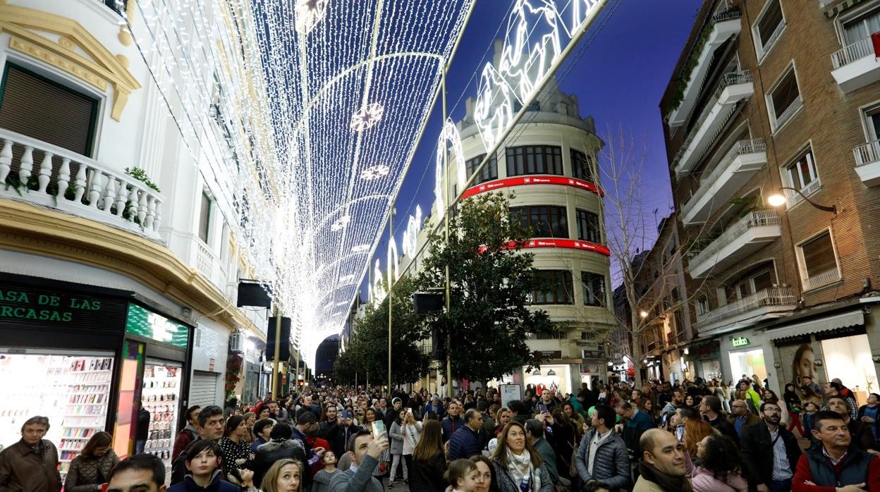 Espectáculo de Navidad en la calle Cruz Conde de Córdoba en la edición de 2019/2020