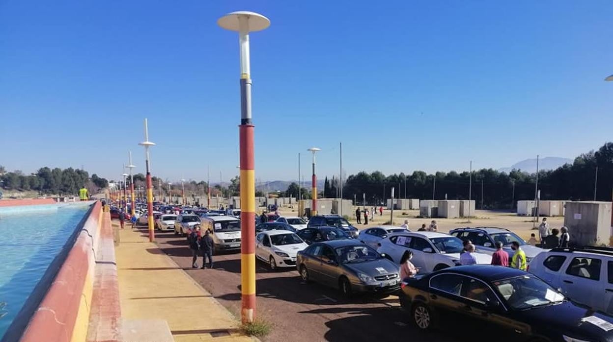 Caravana de protesta por la concesión a Córdoba de la base logística del Ejército de Tierra