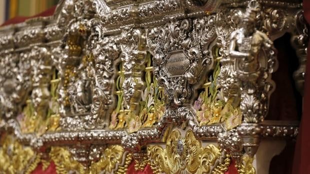 La segunda fase del respiradero del palio de la Merced de Córdoba comenzará después de Semana Santa