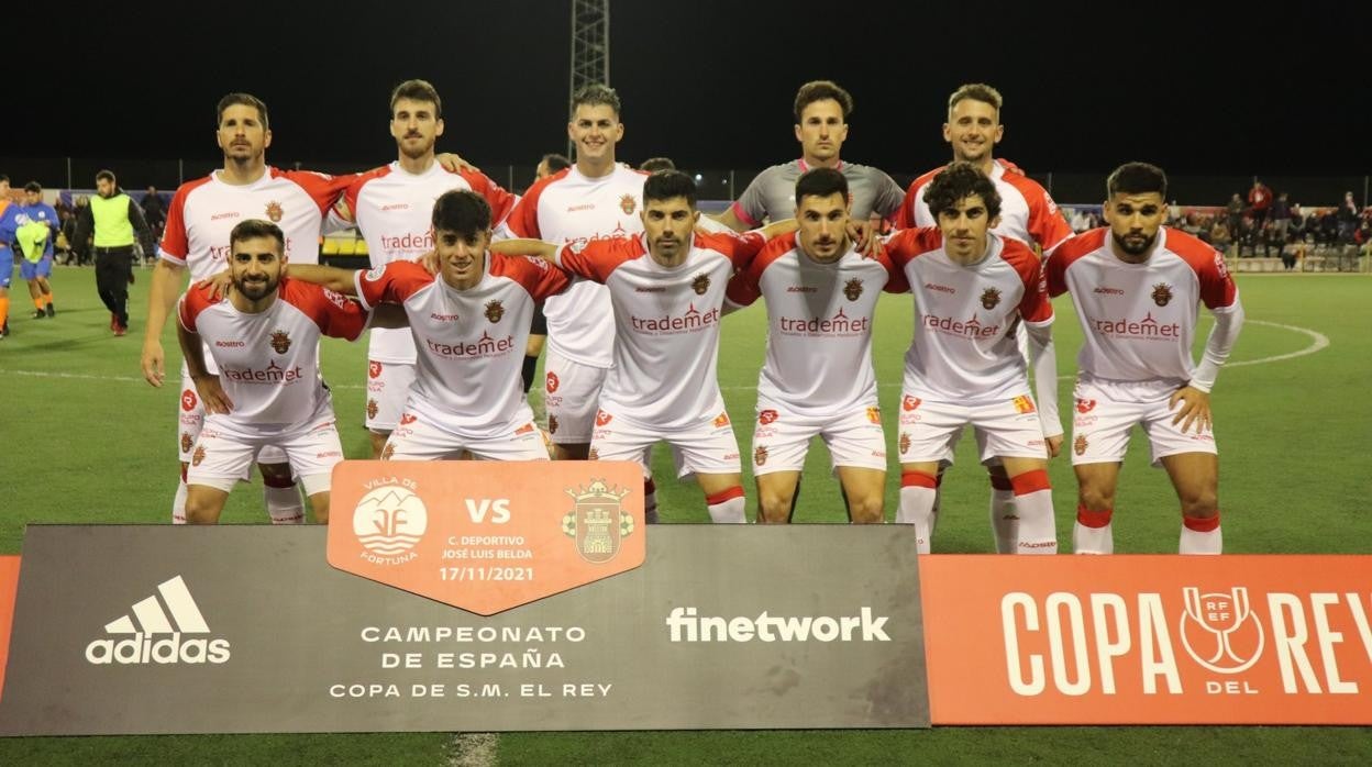 Alineación titular del Atlético Espeleño este miércoles ante el Villa de Fortuna en la Copa del Rey