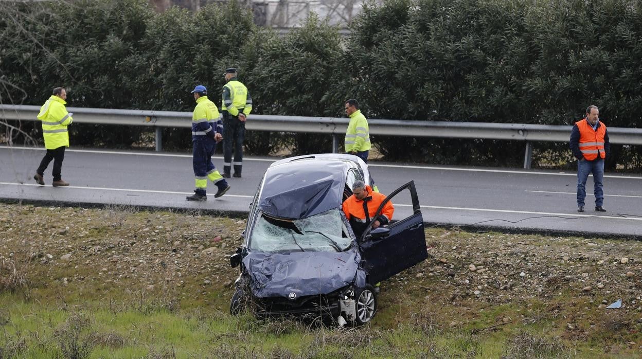 Imagen de archivo de un accidente de tráfico en Córdoba