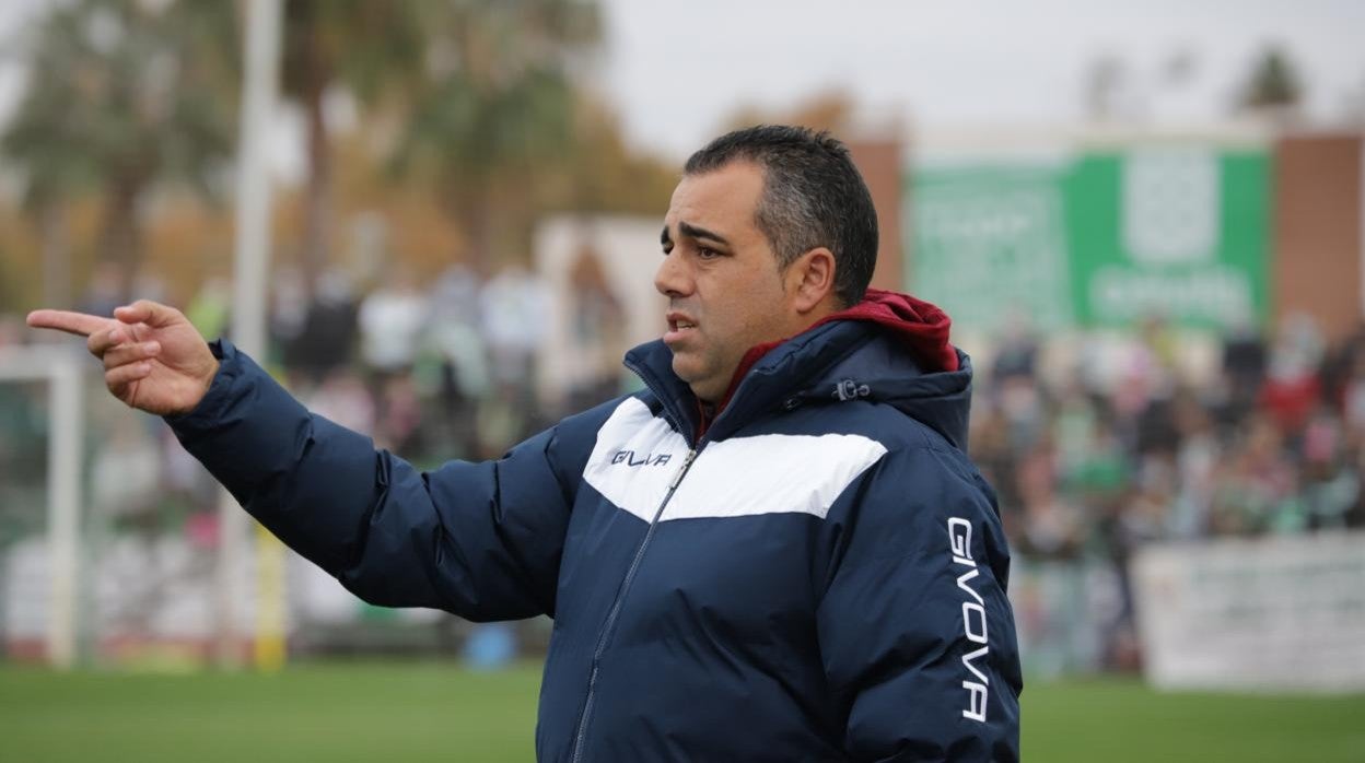 Germán Crespo, en el partido ante el Villanovense