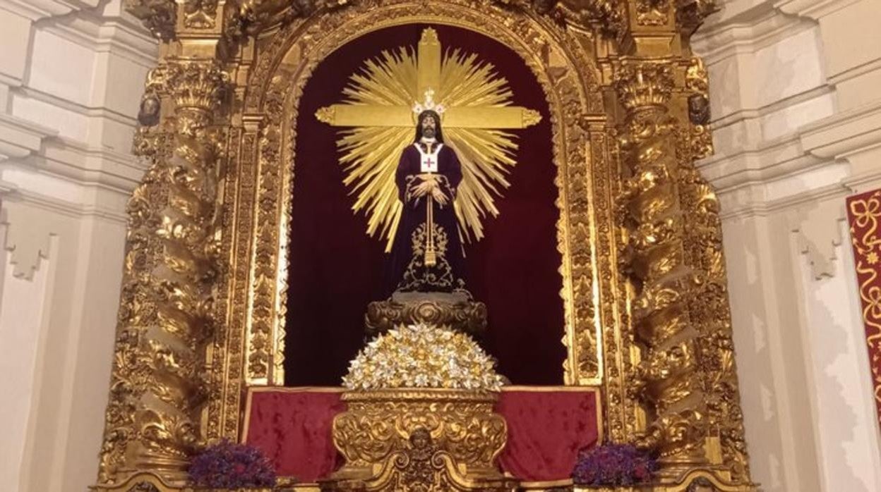 Nuestro Padre Jesús Rescatado, de nuevo en su camarín