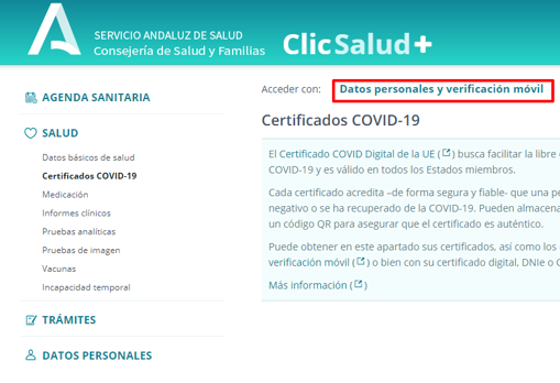 Cómo descargar el pasaporte o certificado Covid en Andalucía en solo cinco minutos y con el móvil