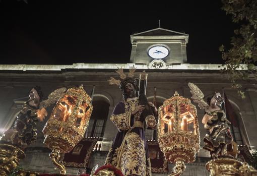 Nuestro Padre Jesús del Gran Poder, en su procesión de noviembre de 2021