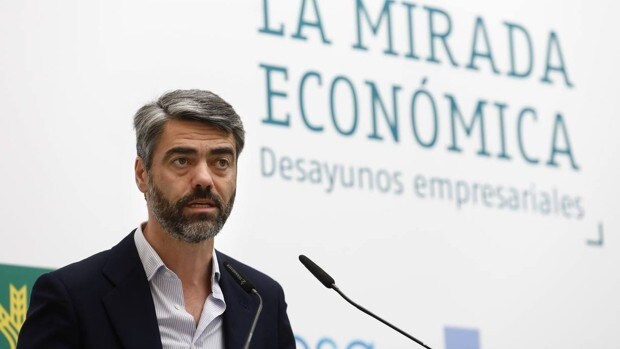 El consejero delegado de Vocento, Luis Enríquez, este miércoles en los Encuentros ABC Málaga