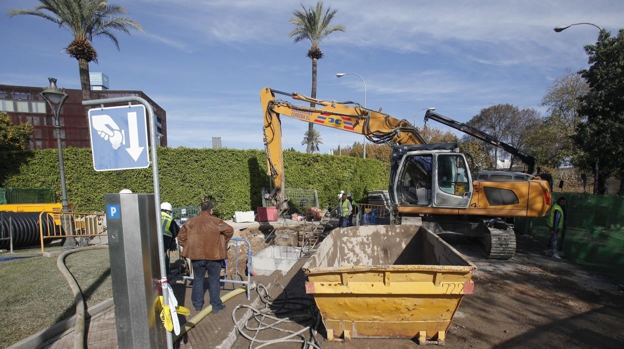 Obras de renovación de Emacsa, la empresa municipal de aguas de Córdoba