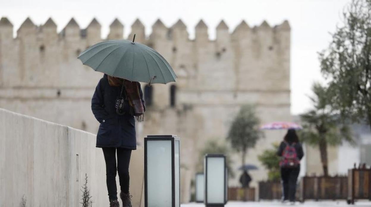 Jornada de lluvia en Córdoba en una imagen de archivo