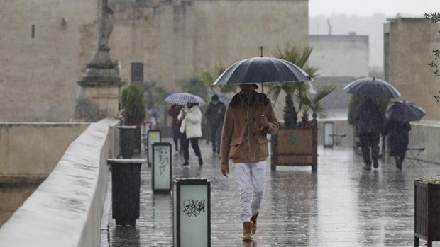 La lluvia continúa el domingo 26 de diciembre por la tarde en Córdoba