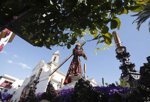 Nuestro Padre Jesús Nazareno, en su paso el Jueves Santo