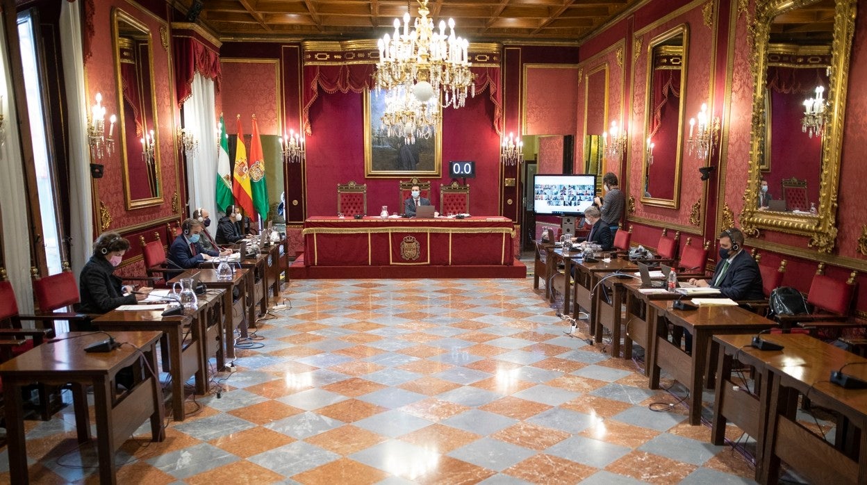 Pleno del Ayuntamiento de Granada este martes