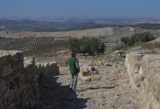 Yacimiento de Torreparedones con sus imponentes vistas sobre la Campiña