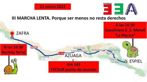 Alcaldes de la Campiña y el Guadiato se unen a una &#039;marcha lenta&#039; mañana contra el trazado de la A-81