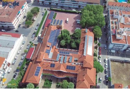 Placas solares instalacas por Solar del Valle en la Fundación Prode de Pozoblanco