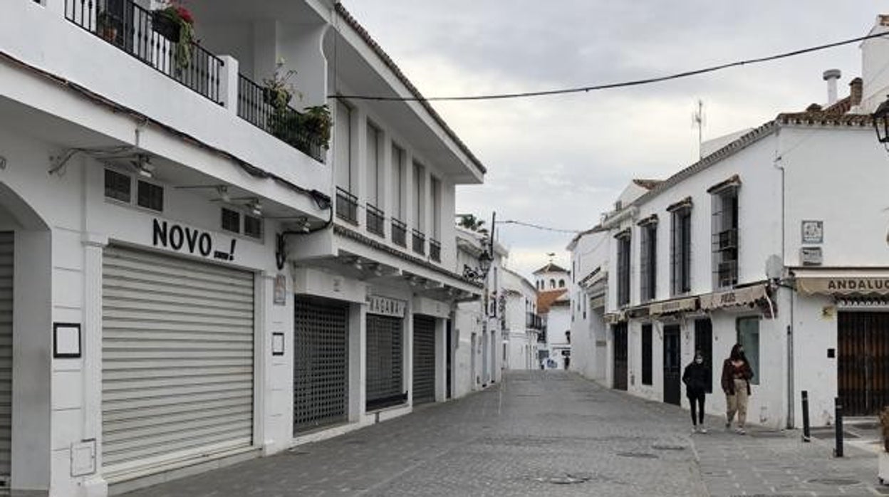 Una de las calles de Mijas Pueblo