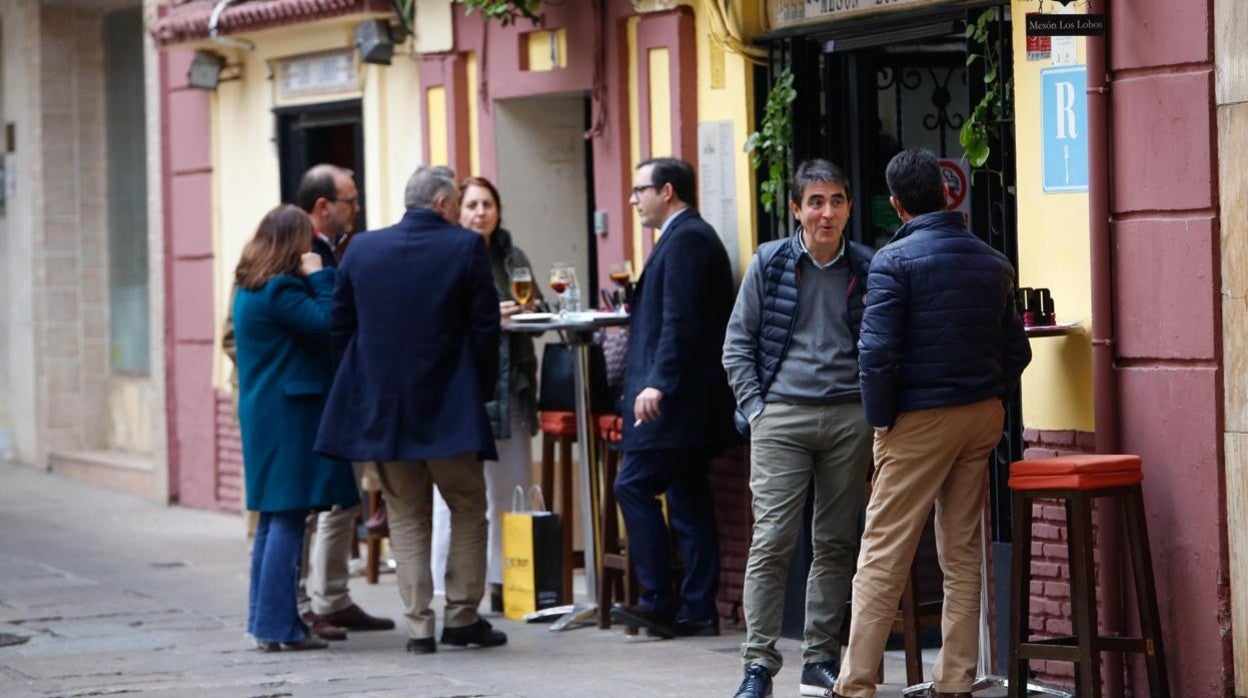 Terrazas en la zona de San Hipólito en Córdoba