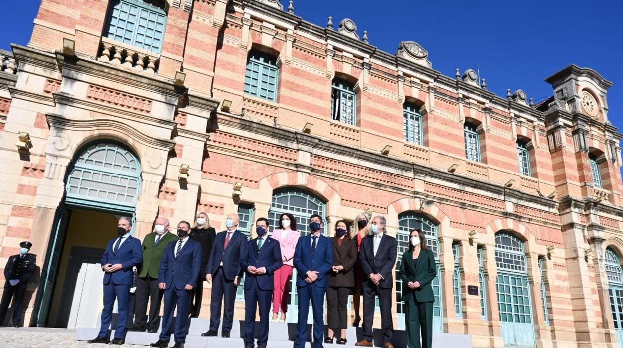 El consejo de gobierno de la Junta de Andalucía antes de la reunión