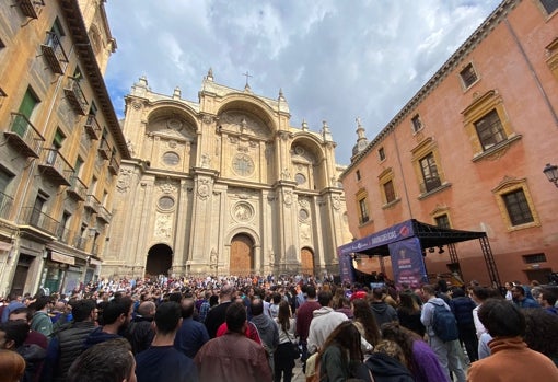 Concierto en la plaza de las Pasiegas con motivo de la Copa del Rey