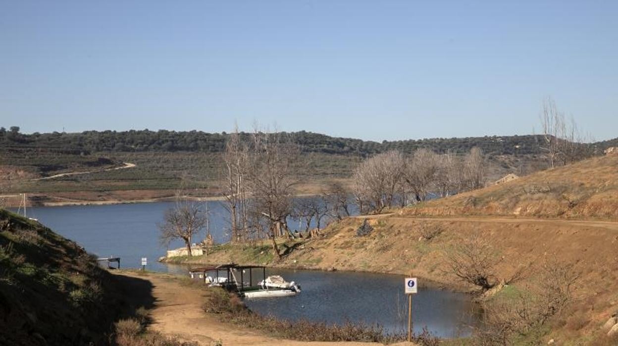 Estado del pantano de La Breña en noviembre del año pasado