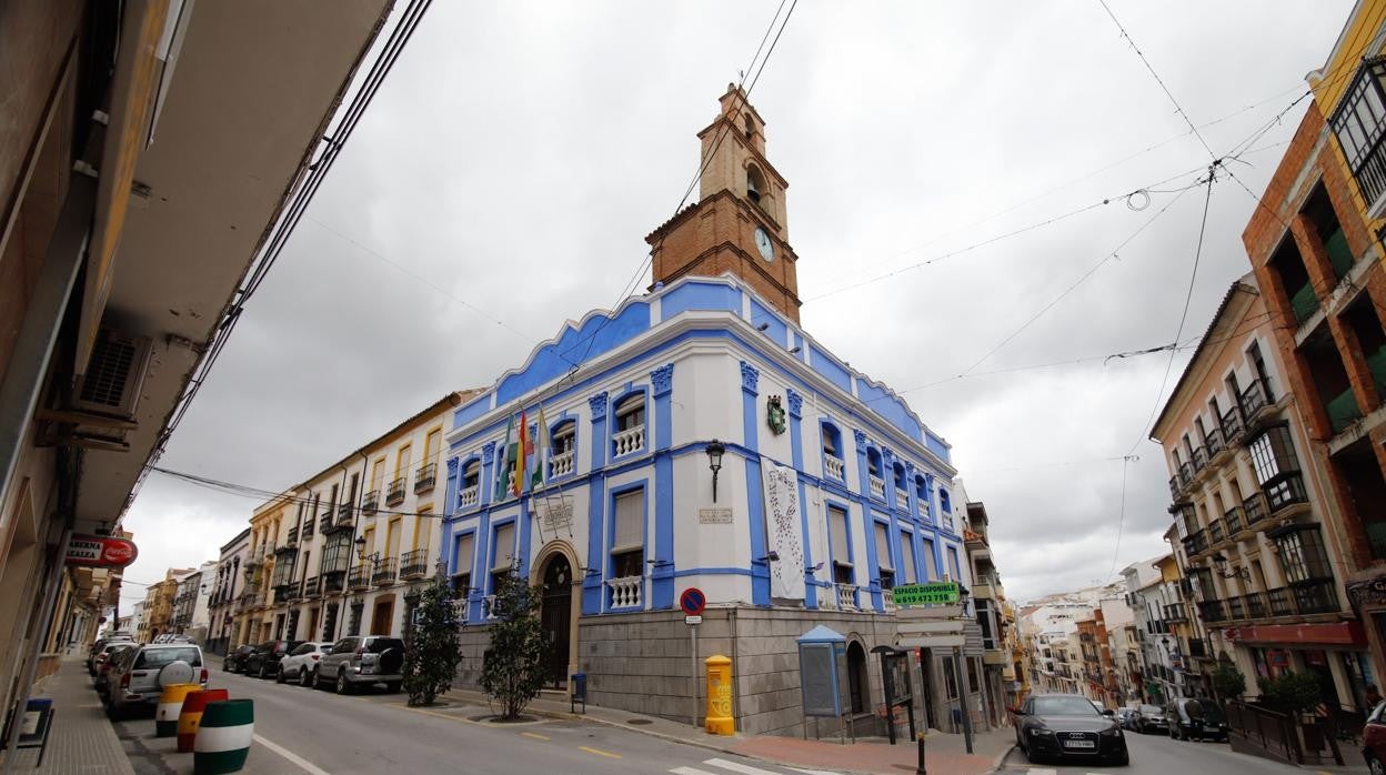 Centro de la localidad de Rute